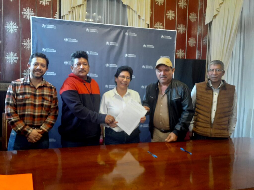 Firma de Convenios de proyectos financiados con fondos de la Ampliación Ordinaria.